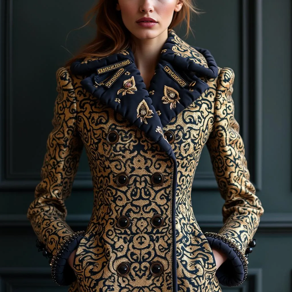 Haute couture kabát - Exclusive kolekcia